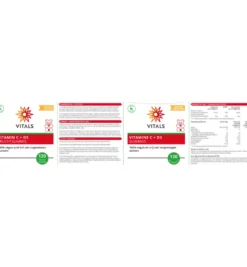 Vitals Vitamine C + D3 Gummies (120 gummies)
