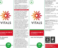 Vitals Vitamine D3 druppels (20 ml)