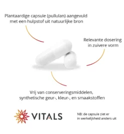 Vitals Vitamine K2 90 mcg (60 vega capsules)