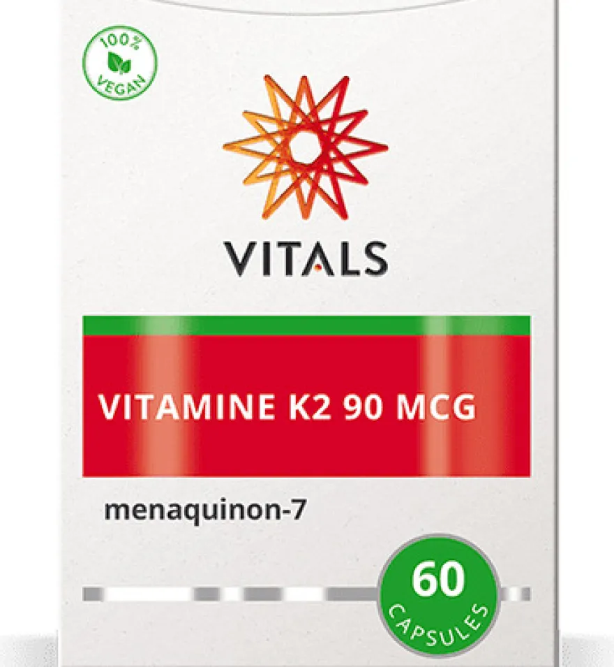 Vitals Vitamine K2 90 mcg (60 vega capsules)