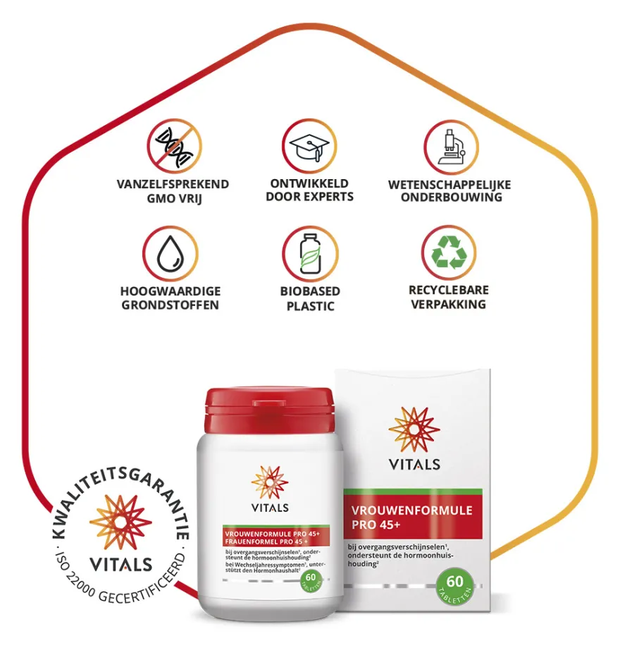 Vitals Vrouwenformule pro 45+ (60 tabletten)