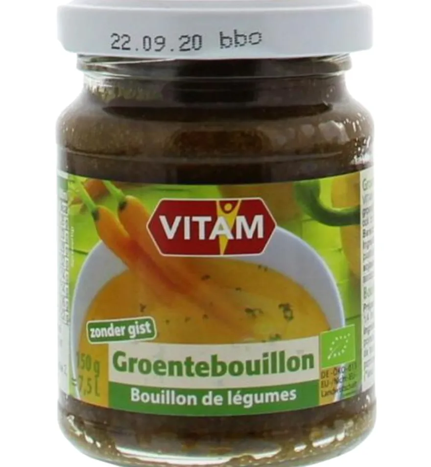 Vitamgroentebouillon Zonder Gist Bio (150 gr)