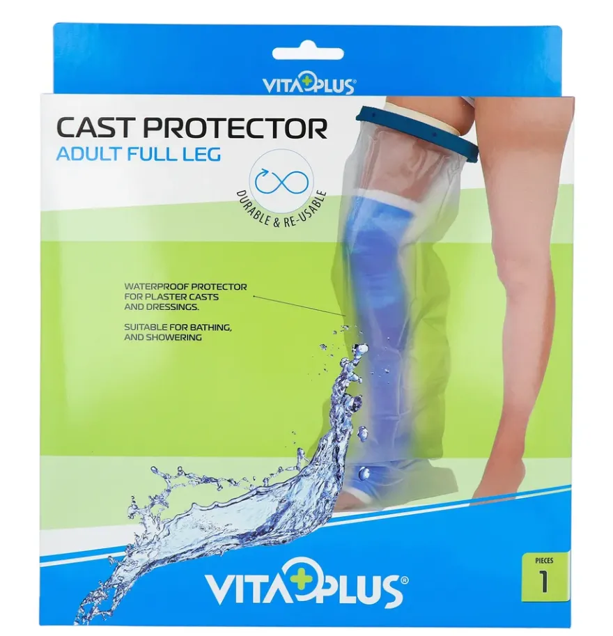 Vitaplus Essentials Cast Protector Adult Full Leg (1 stuk)