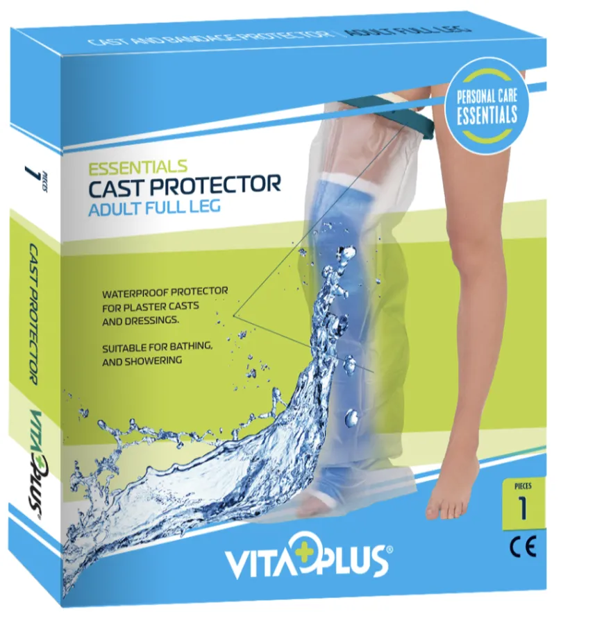 Vitaplus Essentials Cast Protector Adult Full Leg (1 stuk)