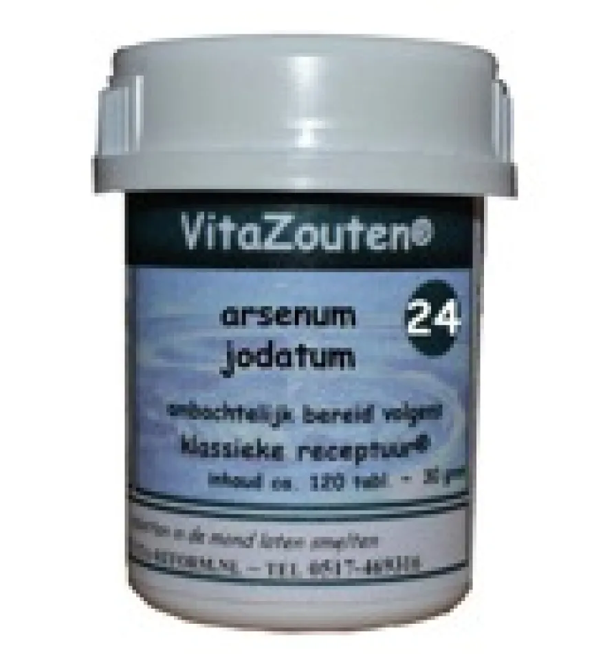 VitaZouten Arsenum jodatum VitaZout Nr. 24 (120 tabletten)