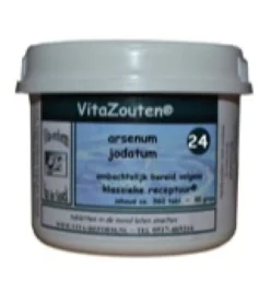 VitaZouten Arsenum jodatum VitaZout Nr. 24 (360 tabletten)