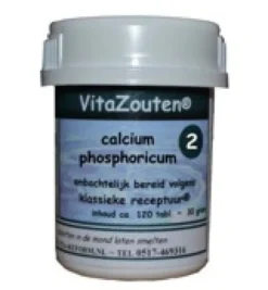 VitaZouten Calcium phosphoricum VitaZout Nr. 02 (120 tabletten)