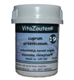 VitaZouten Cuprum arsenicosum VitaZout Nr. 19 (120 tabletten)