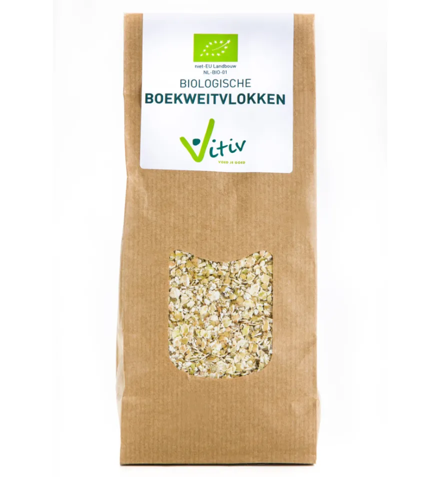 Vitiv Boekweitvlokken Bio (500 gr)