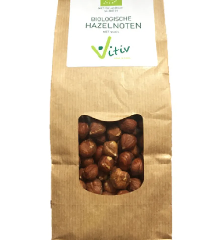 Vitiv Hazelnoten Met Vlies Bio (250 gr)