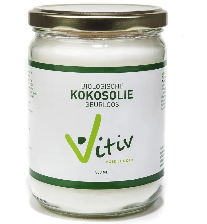Vitiv Kokosolie Geurloos Bio (500 ml)