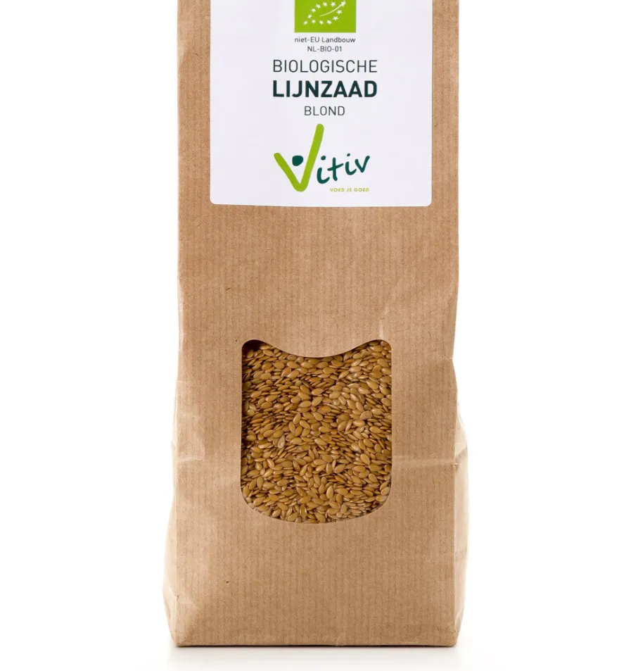 Vitiv Lijnzaad Blond Bio (500 gr)