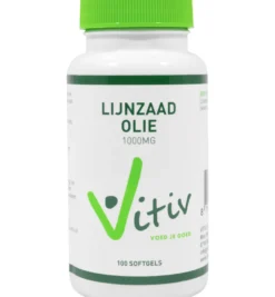 Vitiv Lijnzaadolie 1000Mg (100 softgels)