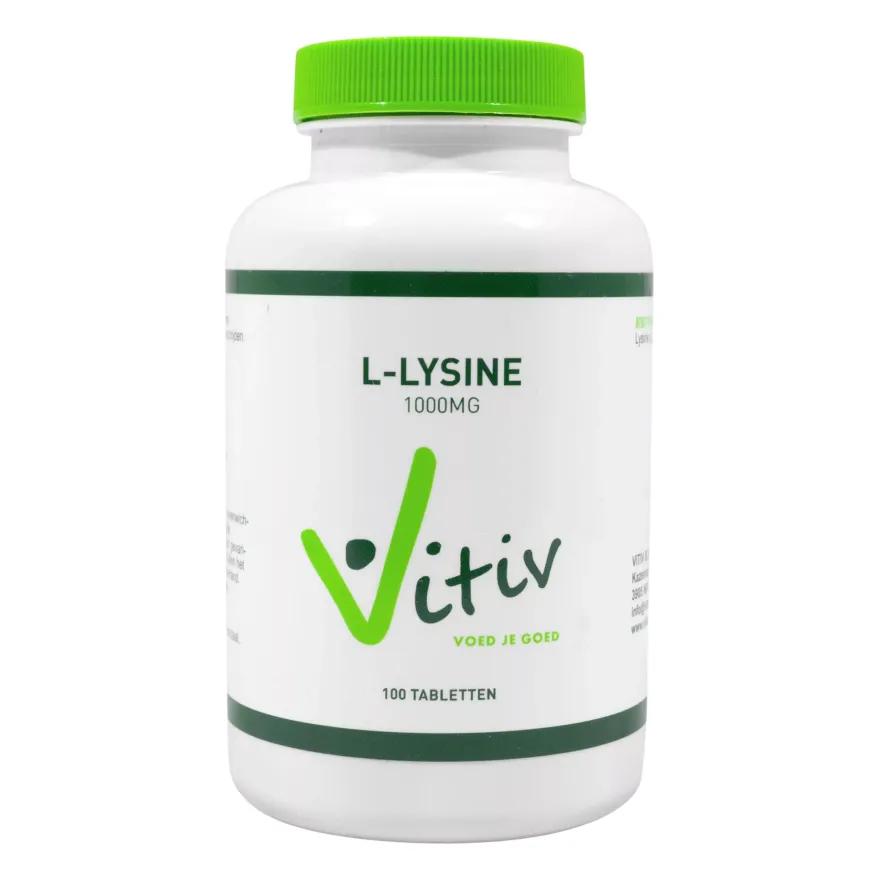 Vitiv L-Lysine 1000 Mg (100 tabletten)