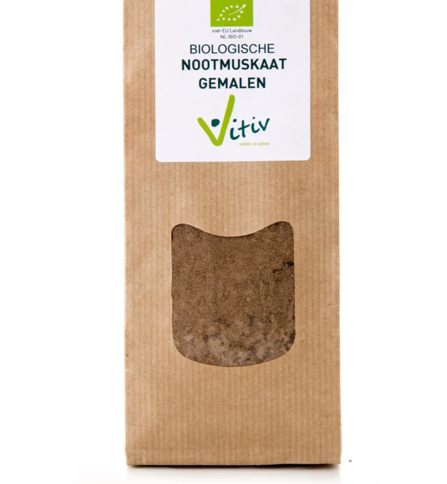 Vitiv Nootmuskaat Gemalen Bio (40 gr)