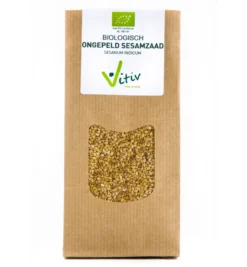 Vitiv Sesamzaad Ongepeld Bio (250 gr)