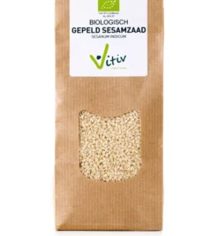 Vitiv Sesamzaad Wit Gepeld Bio (250 gr)