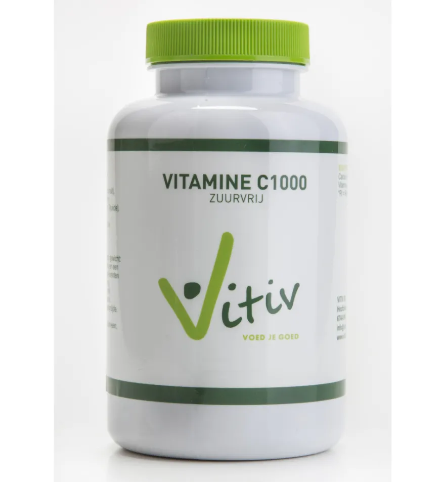 Vitiv Vitamine C1000 Zuurvrij (200 tabletten)