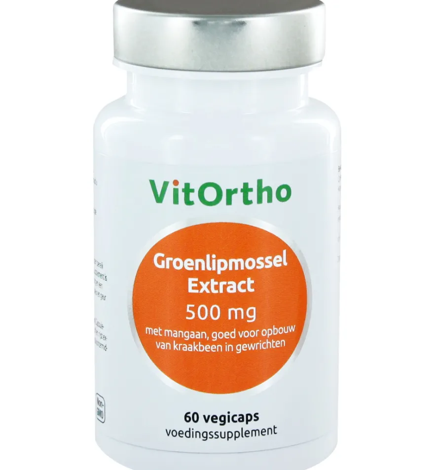 VitOrthogroenlipmossel extract 500 mg (60 vega capsules)