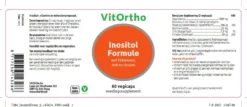 Vitortho Inositol Formule (60 vega capsules)