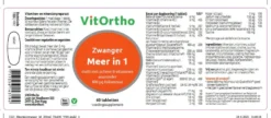 VitOrtho Meer in 1 Zwanger (60 tabletten)