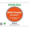 VitOrtho MSM Poeder OptiMSM (250 gr)