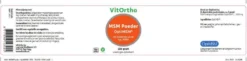VitOrtho MSM Poeder OptiMSM (250 gr)