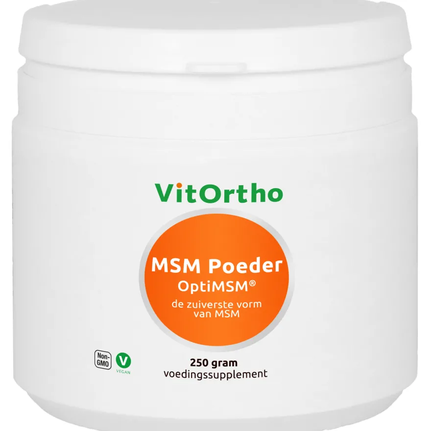 VitOrtho MSM Poeder OptiMSM (250 gr)