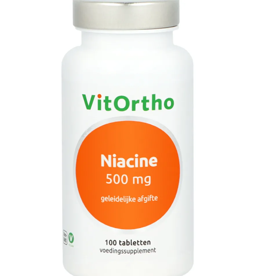 VitOrtho Niacine 500mg (100 tabletten)