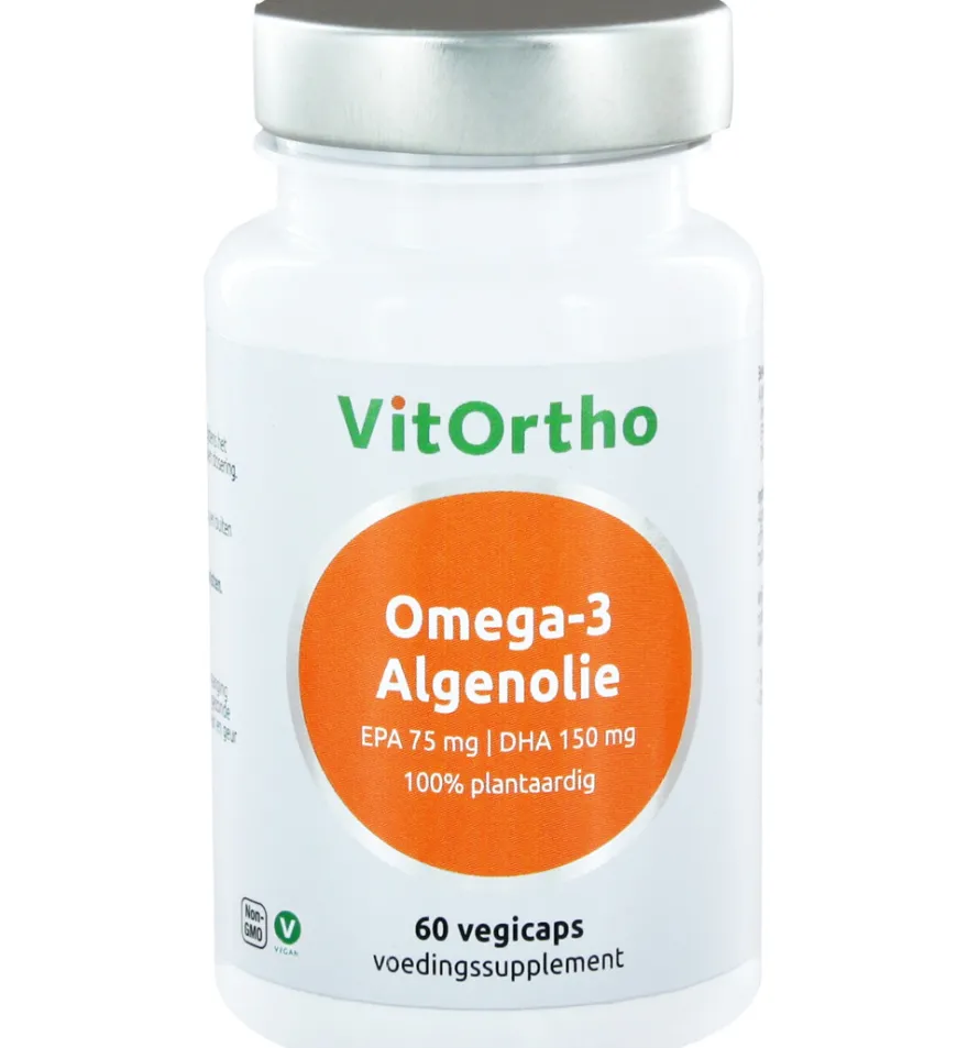 Vitortho Omega-3 Algenolie – Epa 75 Mg | Dha 150 Mg Vegan (60 vega capsules)