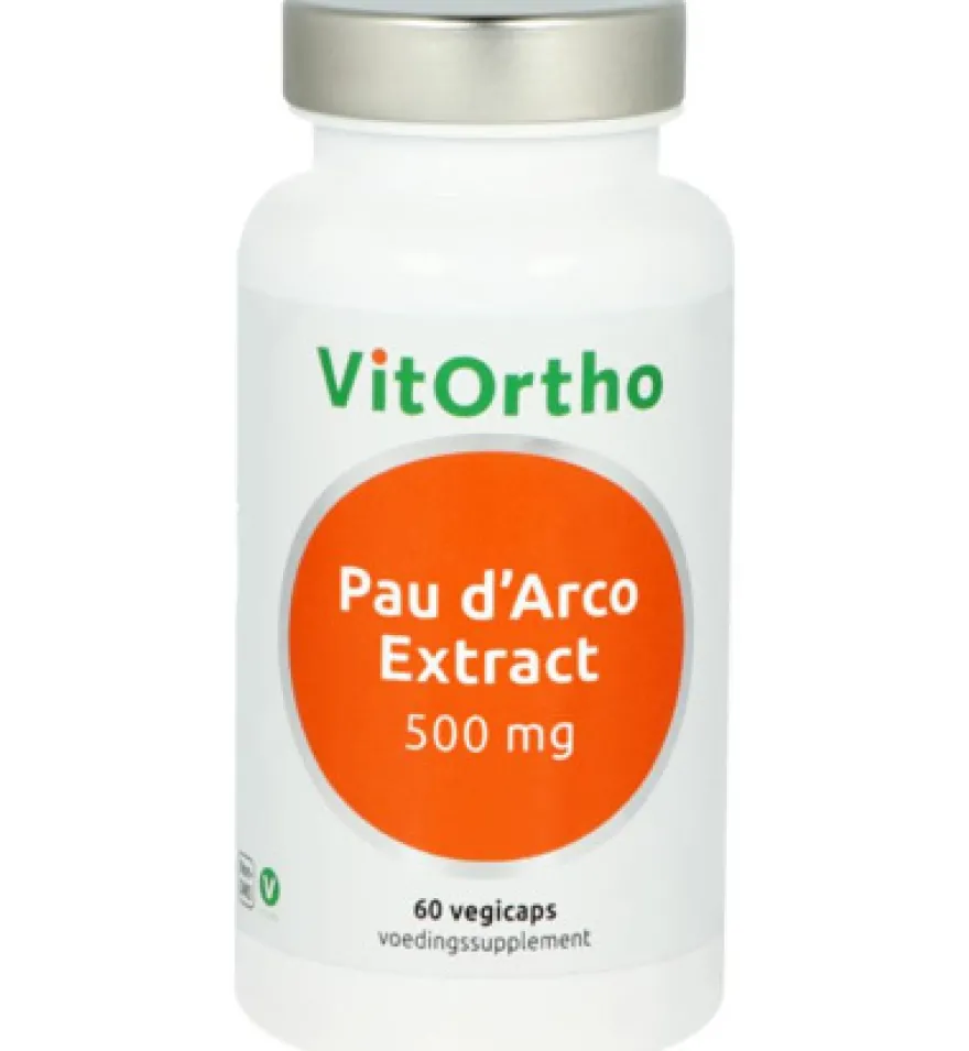 VitOrtho Pau d’arco extract 500 mg (60 vega capsules)