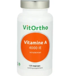 VitOrtho Vitamine A 4000IE (120 vega capsules)