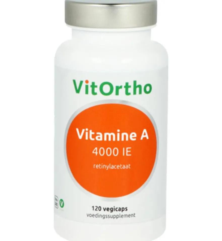 VitOrtho Vitamine A 4000IE (120 vega capsules)