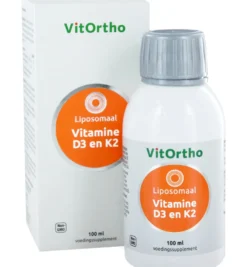 VitOrtho Vitamine D3 en K2 liposomaal (100 ml)
