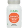 VitOrtho Vitamine K2 menachinon 7 200mcg (60 vega capsules)