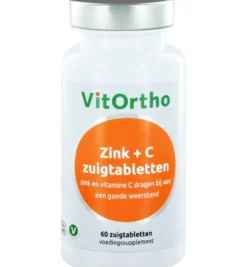 VitOrtho Zink + C (60 zuigtabletten)