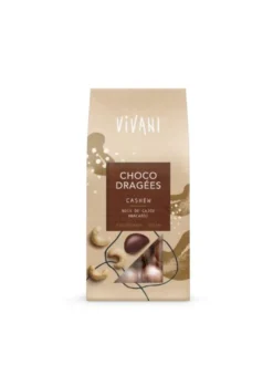 Vivani Choco Dragees Cashew Bio (75 gr)