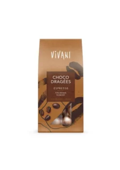 Vivani Choco Dragees Espressio Bio (75 gr)