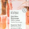 Vivani Chocolate-Bar Blutorange Dark 100% (90 gr)