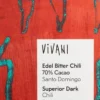 Vivani Chocolate Bar Superior Dark Chili 70% Cacao (80 gr)