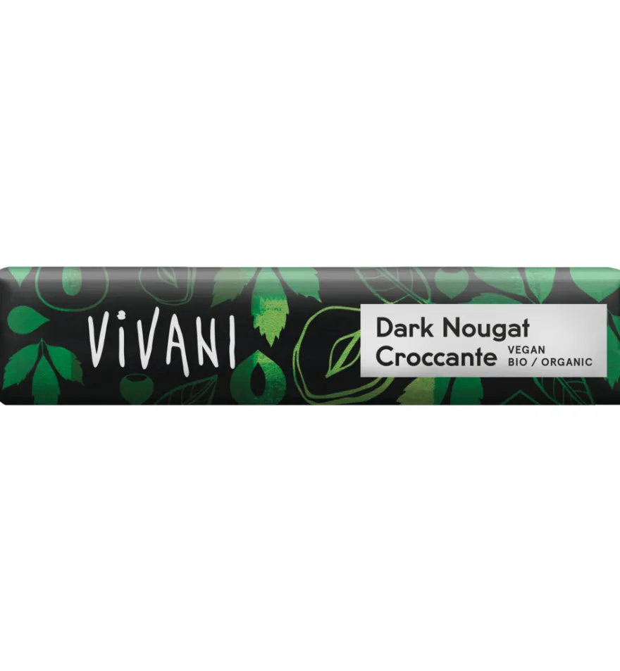 Vivani Chocolate To Go Dark Nougat Croccante Vegan Bio (35 gr)