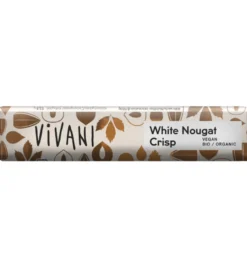 Vivani Chocolate To Go White Nougat Crisp Vegan Bio (35 gr)