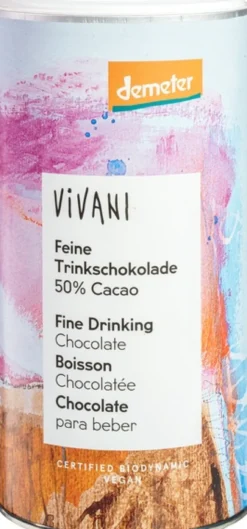 Vivani Hot-Chocolate Puur 50% (300 gr)