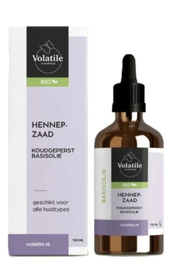 Volatile Hennepzaad Koudgeperst Basisolie Bio (100 ml)