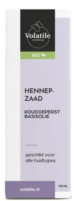 Volatile Hennepzaad Koudgeperst Basisolie Bio (100 ml)