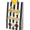 Voor Jou! Cadeau doos black & white happy birthday (100 gr)