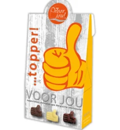 Voor Jou! Cadeau doos young duimpjes topper (100 gr)
