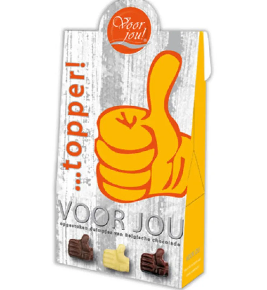 Voor Jou! Cadeau doos young duimpjes topper (100 gr)