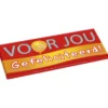 Voor Jou! Wensreep Melkchocolade Voor Jou! Gefeliciteerd (70 gr)