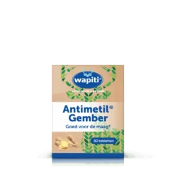 Wapiti Antimetil gember (30 tabletten)